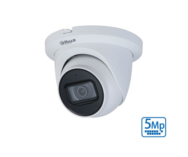 CCTV Dome HDCVI Κάμερα 5MP Starlight Quick-to-install IR Eyeball 2.8mm DAHUA HAC-HDW1500T