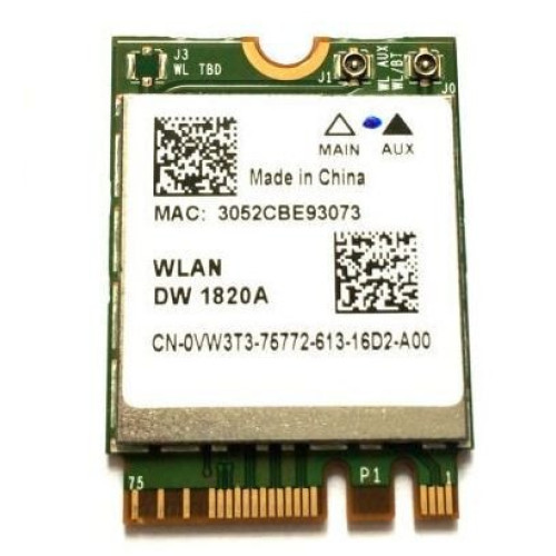 Κάρτα WiFi 2.4/5Ghz και Bluetooth DW1820A NGFF 2230 M.2 BCM94350ZAE (MacOS)