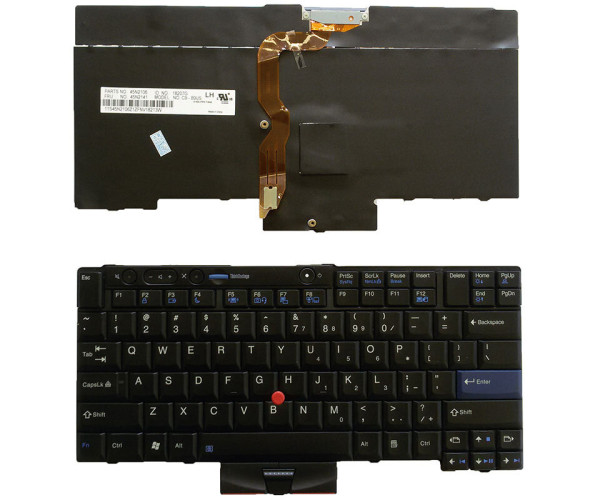 Πληκτρολόγιο Laptop IBM Lenovo ThinkPad T400S, T410, T410I, T410S, T420, T420I, T420S, T510, T510i, T520, W510, W520, X220, X220I, X220S, X220T - Καινούργιο