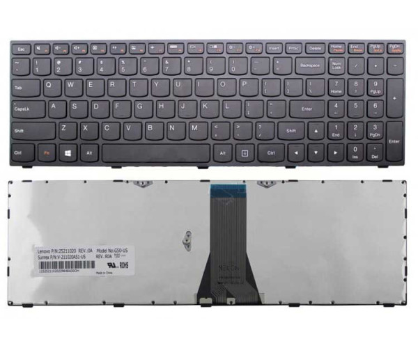Πληκτρολόγιο Laptop Lenovo G50-30 G50-45 G50-70 Z50-70 B50-70 B50-80 - Καινούργιο