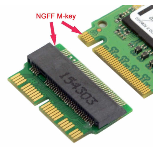  Nvme PCIe x4 M2 to Apple MacBook NGFF SSD αντάπτορας 