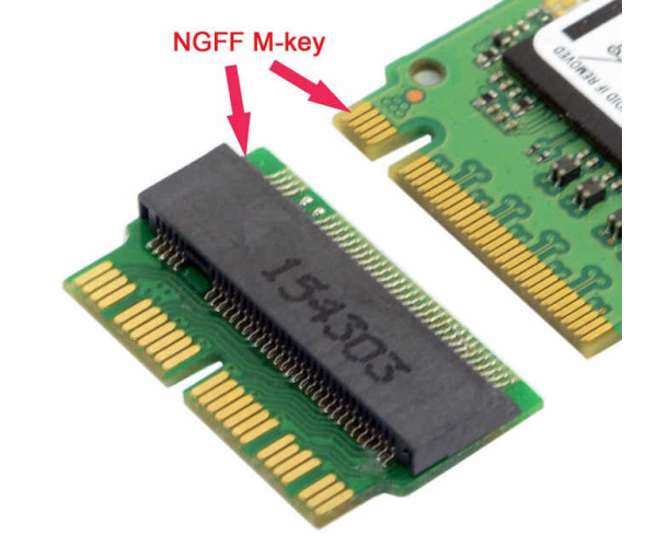  Nvme PCIe x4 M2 to Apple MacBook NGFF SSD αντάπτορας 