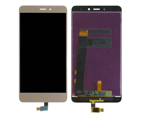 Οθόνη & Μηχανισμός Αφής Xiaomi Redmi Note 4 (Mediatek) Χρυσαφί (Διάσταση:148mm) OEM