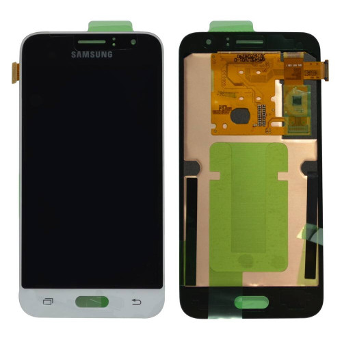 Γνήσια Οθόνη & Μηχανισμός Αφής Samsung SM-J120F Galaxy J1 (2016) Λευκό GH97-18224A, GH97-19005A