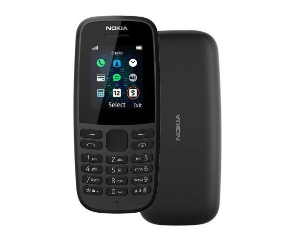 Nokia 105 (2019) 4th Edition Dual Sim 1.77" Μαύρο GR