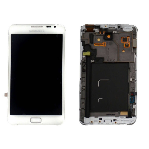 Γνήσια Οθόνη & Μηχανισμός Αφής Samsung N7000/i9220 Galaxy Note Λευκό GH97-12948B