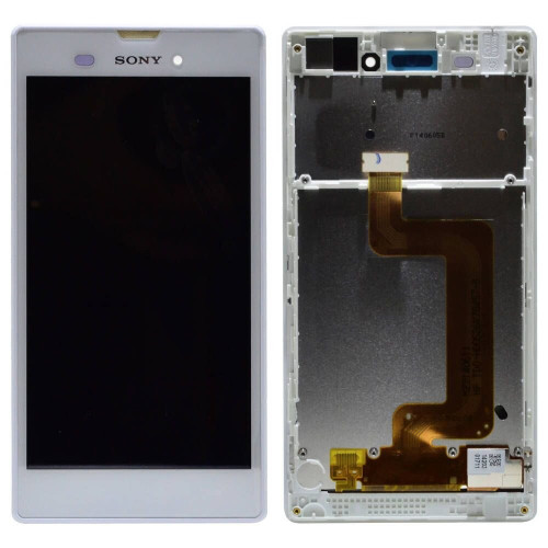 Γνήσια Οθόνη & Μηχανισμός Αφής Sony Xperia T3 D5103 Λευκή F/191GUL0006A