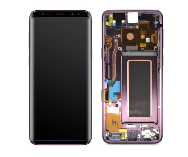 Γνήσια Οθόνη & Μηχανισμός Αφής Samsung SM-G960F Galaxy S9 Μώβ. Lilac GH97-21696B