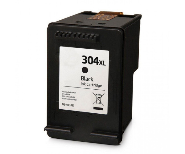Μελάνι HP Συμβατό 304XL N9K08AE Σελίδες:300 Black για Deskjet, ENVY, 2620, 2621, 2622, 2623, 2630, 2630, 2632, 2632, 2633, 2634