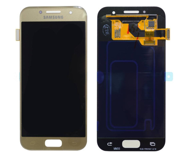 Γνήσια Οθόνη & Μηχανισμός Αφής Samsung SM-A320F Galaxy A3 (2017) Χρυσαφί GH97-19732B; GH97-19753B