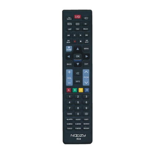 Remote Control Noozy RC8 for Sony, Samsung, LG TVs Ready to Use Without Set Up