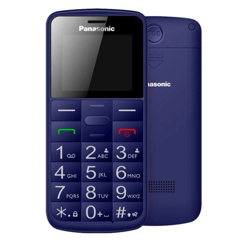 Panasonic KX-TU110EXC (Dual SIM) Μπλε 1.77" Easy Phone με πλήκτρο SOS, Bluetooth και Μεγάλα Γράμματα