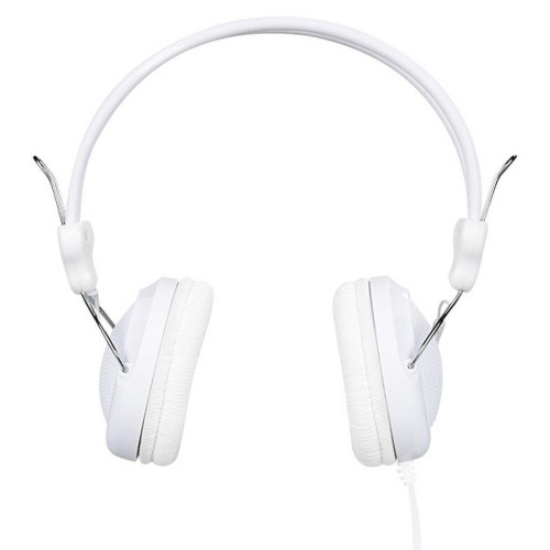 Headphone Stereo Hoco W5 Manno 3.5mm White with Microphone and Operations Control Button