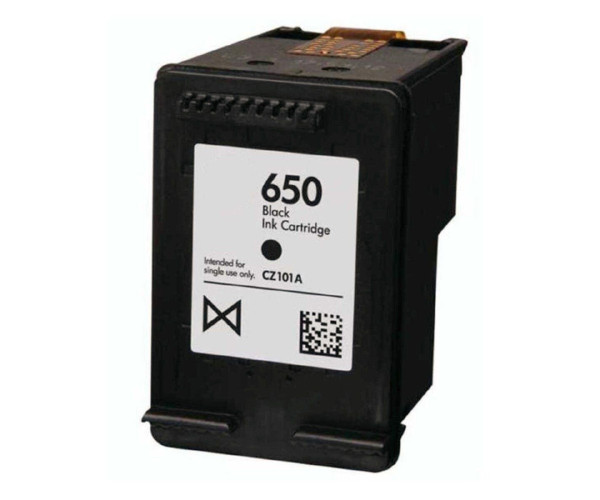 Μελάνι HP Συμβατό 650XL CZ101AA Σελίδες:790 Black για Deskjet Ink Andvantage-1015, 1515, 1516, 2515, 2516, 2545, 2546, 2645