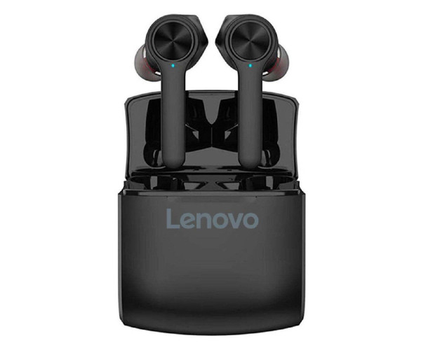 True Wireless Bluetooth Lenovo HT20 V.5.0 IPX5 Μαύρα με Πλήκτρο Αφής και Μεγάλη Αυτονομία