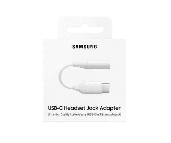 Αντάπτορας Samsung USB-C σε 3.5 mm Θηλυκό EE-UC10JUW Original Λευκό
