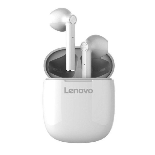 True Wireless Bluetooth Lenovo HT30 V.5.0 White with Touch Button and Easy Connection