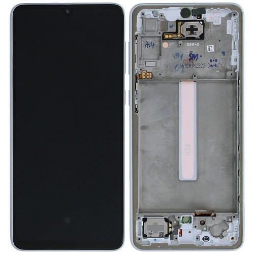 Γνήσια Οθόνη & Μηχανισμός Αφής Samsung SM-A336B Galaxy A33 5G Λευκή GH82-28143B