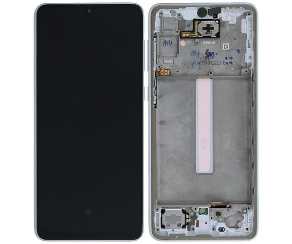 Γνήσια Οθόνη & Μηχανισμός Αφής Samsung SM-A336B Galaxy A33 5G Λευκή GH82-28143B
