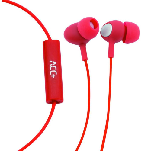 Hands Free Maxcom Soul 2 Stereo Earphones 3.5mm Κόκκινα με Μικρόφωνο και Πλήκτρο Απάντησης/Σίγασης