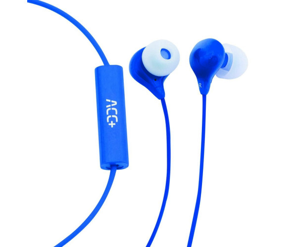 Hands Free Maxcom Soul Stereo Earphones 3.5mm Μπλε με Μικρόφωνο και Πλήκτρο Απάντησης/Σίγασης