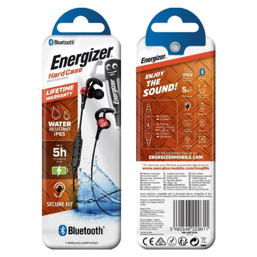 Bluetooth Sport Earphones Energizer HIBT25BR V 5.0...