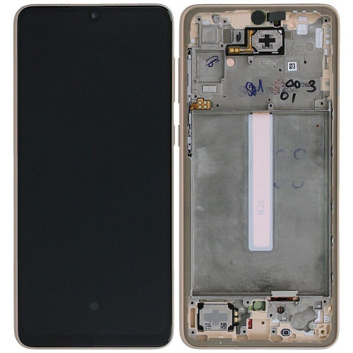 Γνήσια Οθόνη & Μηχανισμός Αφής Samsung SM-A336B Galaxy A33 5G Πορτοκαλί GH82-28143D