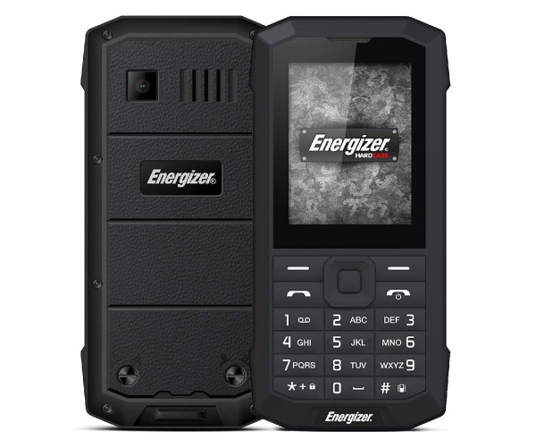 Energizer Energy 100 Dual Sim 2G 2.4" 1500 mAh, Bluetooth, Camera, IP54  Μαύρο με EU US UK Μπρίζα