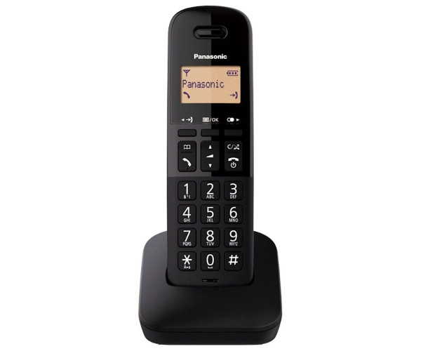 Ασύρματο Ψηφιακό Τηλέφωνο Panasonic KX-TGB610GRB Μαύρο με Πλήκτρο Αποκλεισμού Κλήσεων