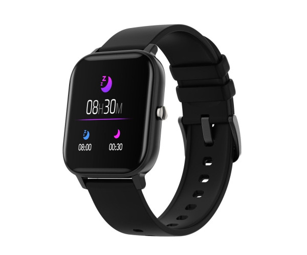 Maxcom Smartwatch FitGo FW35 Aurum IP67 170mAh Μαύρο Silicon Band