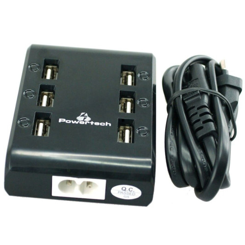 Φορτιστής POWERTECH 6 Ampere - 6 x USB