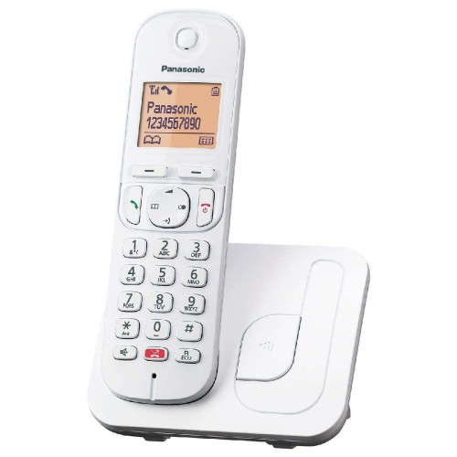 Dect/Gap Panasonic KX-TGC250GRW with Block Button and Speaker Phone White