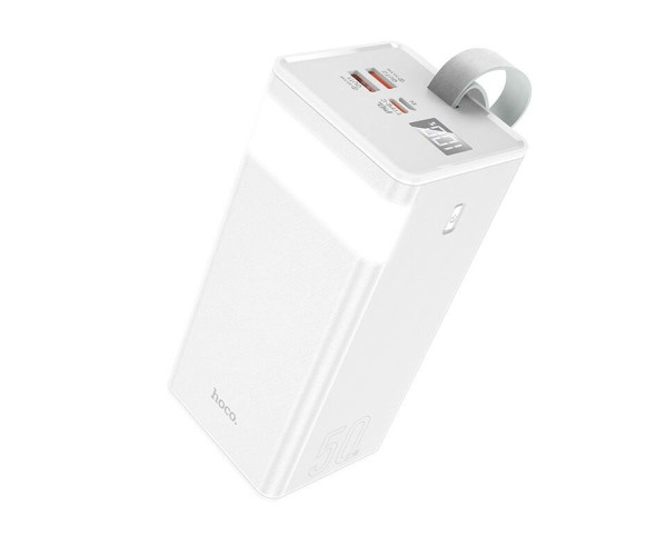 Power Bank Hoco J86A Powermaster 50000mAh PD20W+QC3.0 USB USB-C Οθόνη Λειτουργία Φωτιστικού Λευκό