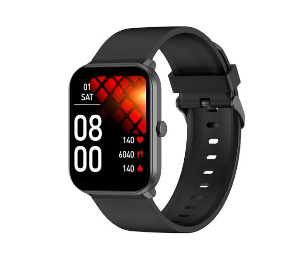 Maxcom Smartwatch Fit FW36 Aurum SE 220mAh Μαύρο Silicon Band