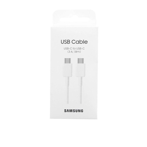 Καλώδιο σύνδεσης Samsung EP-DX310JWEGEU USB-C σε USB-C Λευκό Original 3A 1.8m