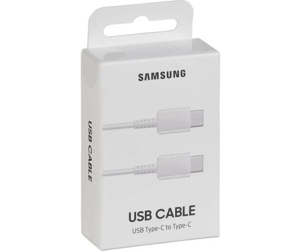 Καλώδιο σύνδεσης Samsung EP-DA705BWEGWW USB-C σε USB-C Λευκό Original 1m Retail