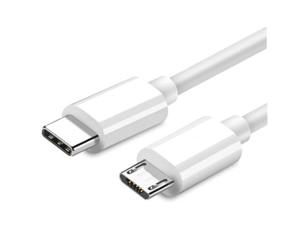 Καλώδιο σύνδεσης Ancus HiConnect USB-C σε Micro USB Λευκό 1m