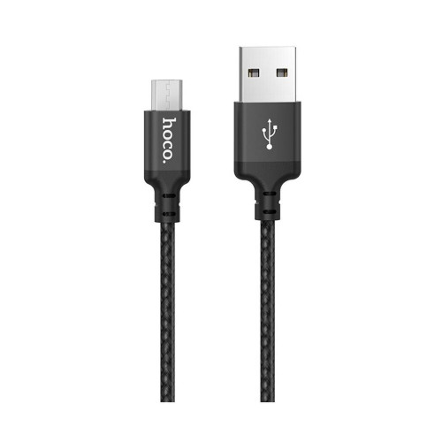 Καλώδιο σύνδεσης Hoco X14 Times Speed USB σε Micro USB Fast Charging 2.4A Μαύρο 1m σε πλαστική συσκευασία