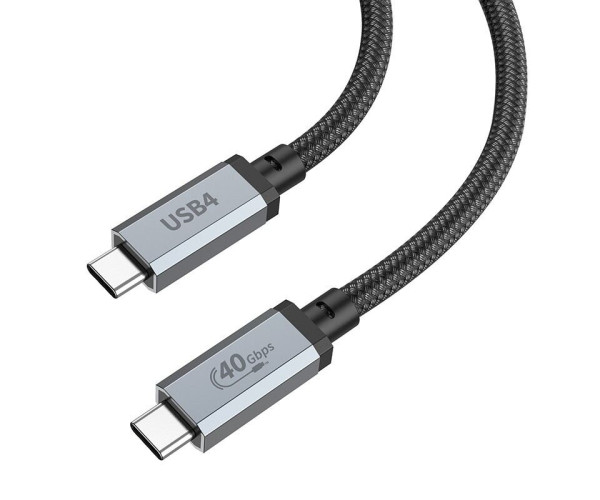 Καλώδιο Hoco US05 USB-C σε USB-C 4.0 4K 60Hz HD 40Gbps PD100W  20V/5A 1μ. Μαύρο