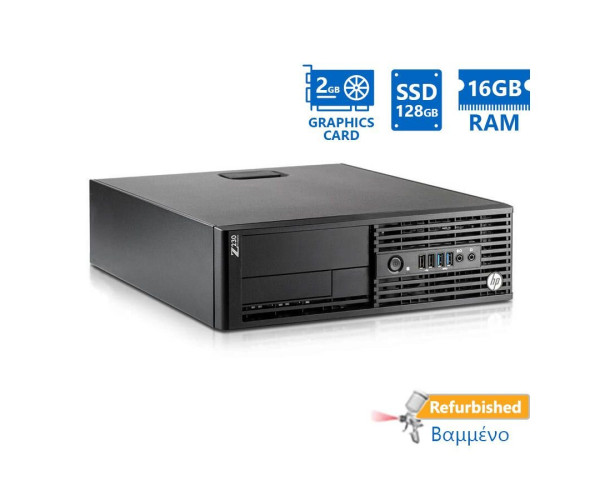 HP Z230 SFF Xeon E3-1241v3(4-Cores)/16GB DDR3/128GB SSD/DVD/Nvidia 2GB/8P Grade A+ Workstation Refur