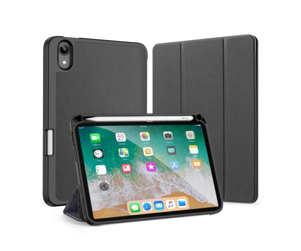 Θήκη Book Ancus Magnetic Three-fold για Apple iPad Mini 6 (2021) Μαύρη