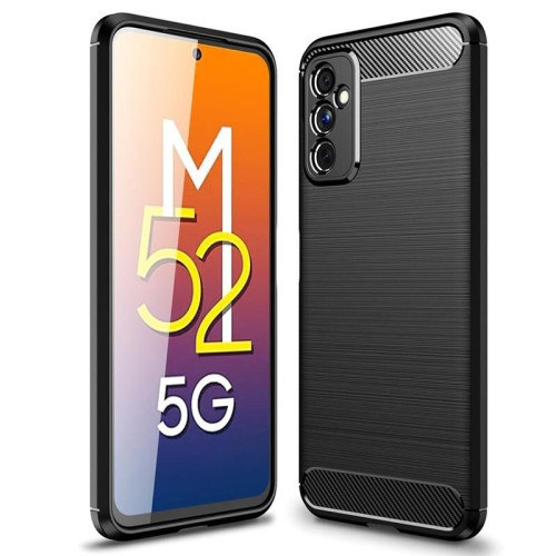 Θήκη Ancus Carbon Fiber για Samsung SM-M526B Galaxy M52 5G Μαύρη
