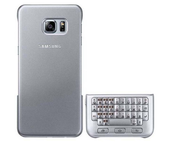 Θήκη Faceplate Samsung Keyboard Cover EF-CG928USEGWW για SM-G928F Galaxy S6 Edge+ Ασημί