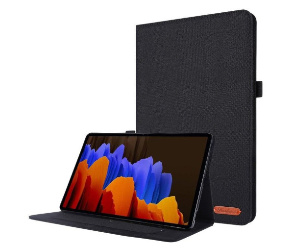 Θήκη Book Ancus Fabric για Samsung Galaxy Tab S8 Plus SM-X800 Μαύρη