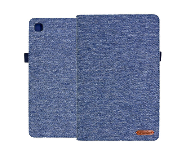 Θήκη Book Ancus Fabric για Samsung SM-T500 Galaxy Tab A7 10.4" (2020) με Θήκη Pen Μπλέ