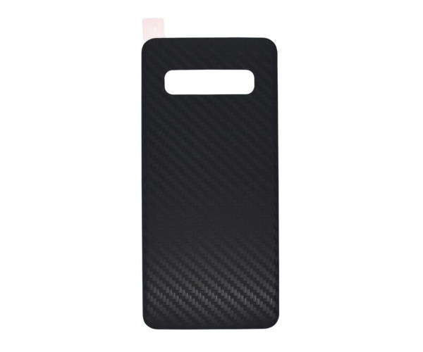 Κάλυμμα για Καπάκι Μπαταρίας Carbon Fiber για Samsung SM-G975F Galaxy S10+ Μαύρη