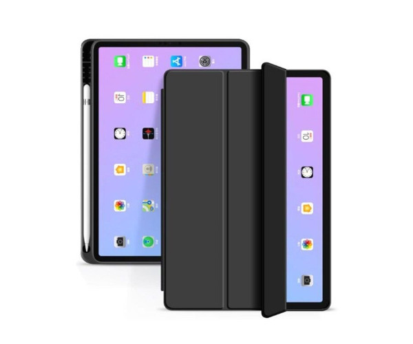 Θήκη Book Tech-Protect Smartcase Three-fold για Apple iPad Air 4 (2020) / iPad Air 5 (2022) Μαύρη