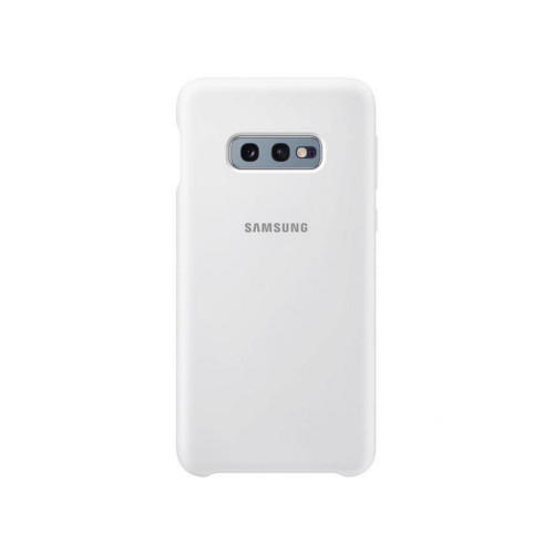 Θήκη Faceplate Samsung Silicone Cover EF-PG970TWEGWW για SM-G970 Galaxy S10e Λευκή