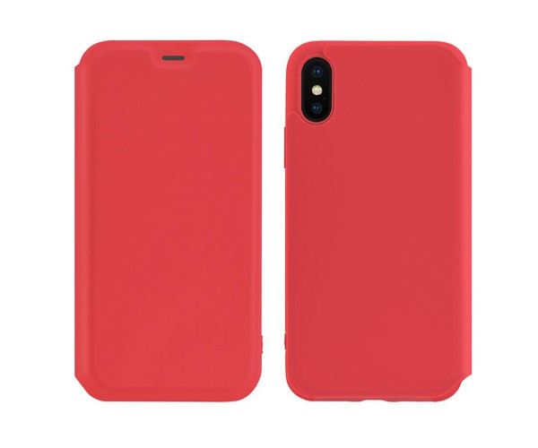 Θήκη Hoco Colorful Series Liquid Silicone για Apple iPhone XS Max Κόκκινη