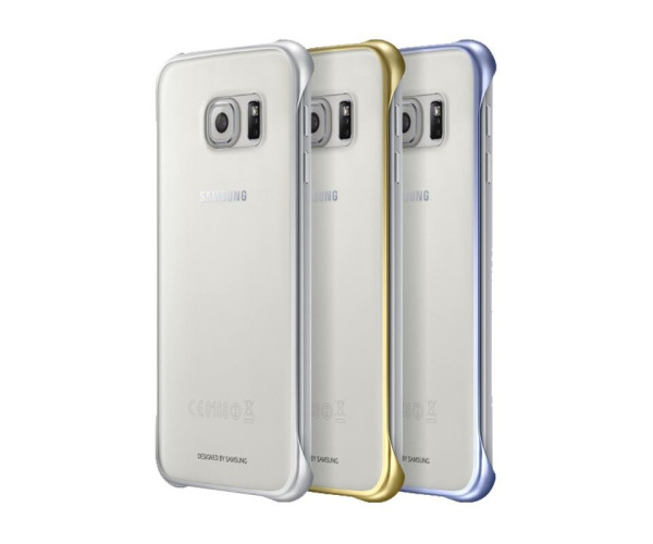 Θήκη Faceplate Samsung Clear Cover EF-QG920BKEGCN για SM-G920F Galaxy S6 Μαύρο - Χρυσό - Ασημί